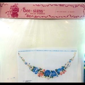 Unopened wall stencil